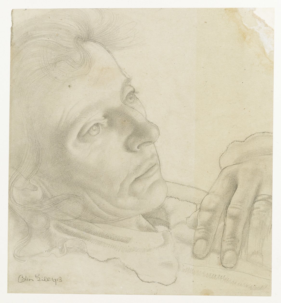 Colin Gill Self Portrait by Colin Unwin Gill