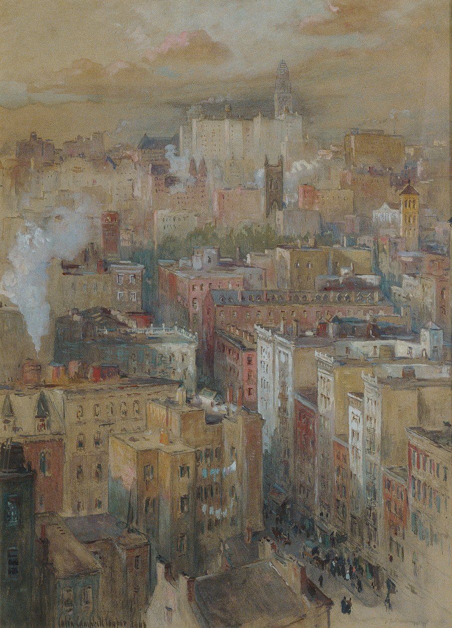 View of New York City, c.1910 by Colin Campbell Cooper