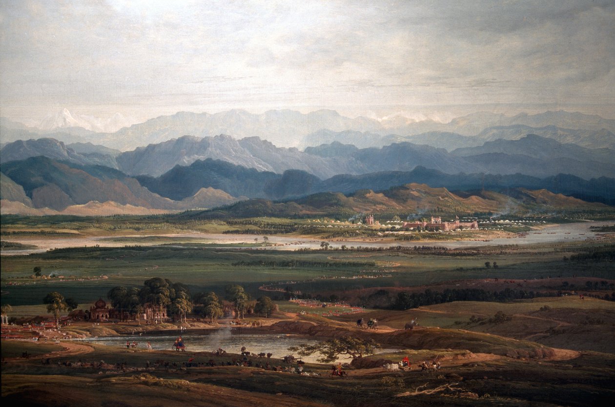 March of Francis Marquess of Hastings (detail) by Colonel Charles Joseph Doyle