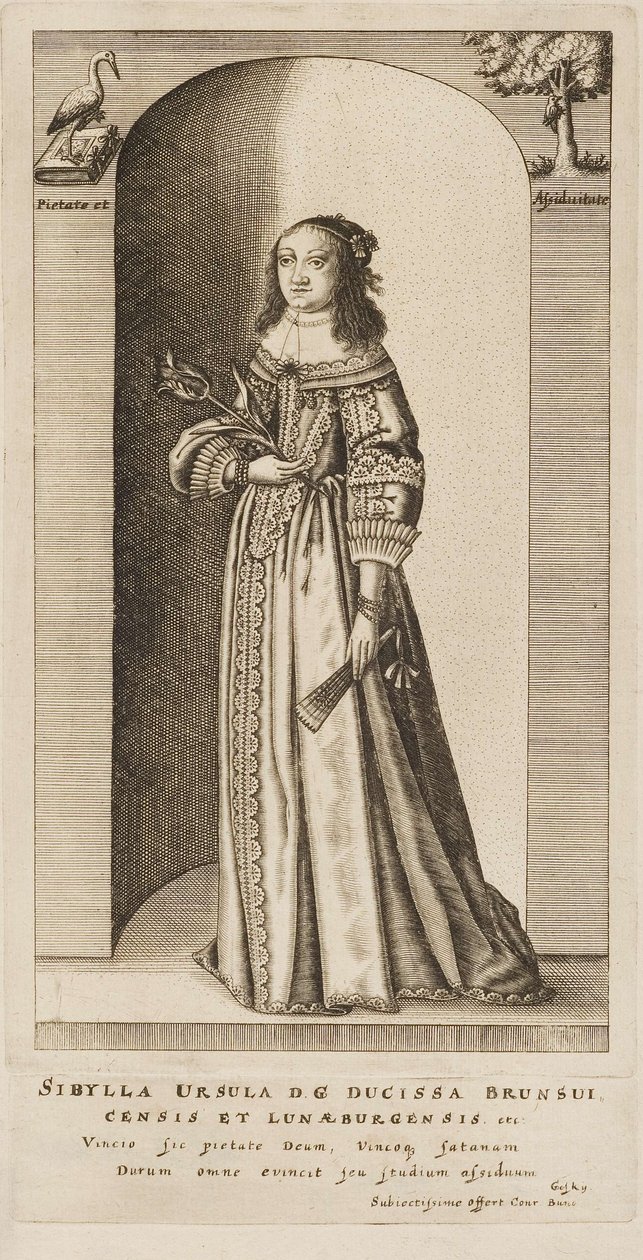 Sibylle Ursula, Princess of Brunswick-Lüneburg by Conrad Buno