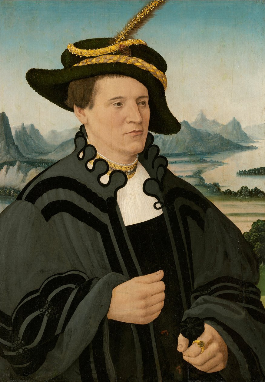 Portrait of Fridrich Rorbach by Conrad Faber: Fine art print