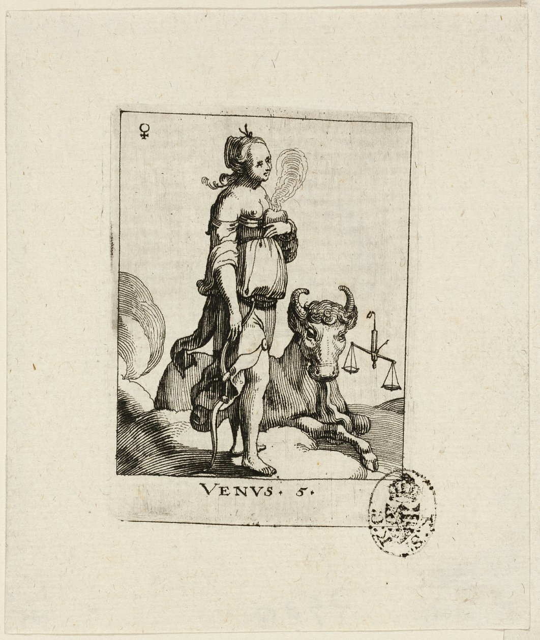 Venus, plate five from The Seven Planets by Conrad Meyer