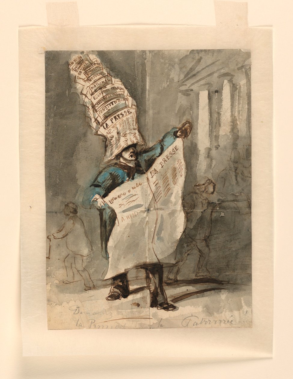 The Press by Constantin Guys
