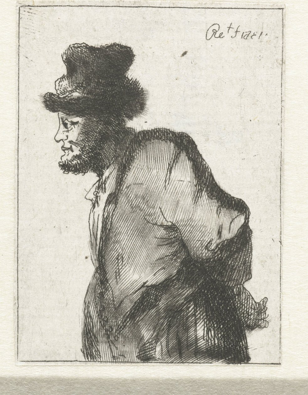 Peasant with His Hands Behind His Back by Constantino Cumano (possibly)