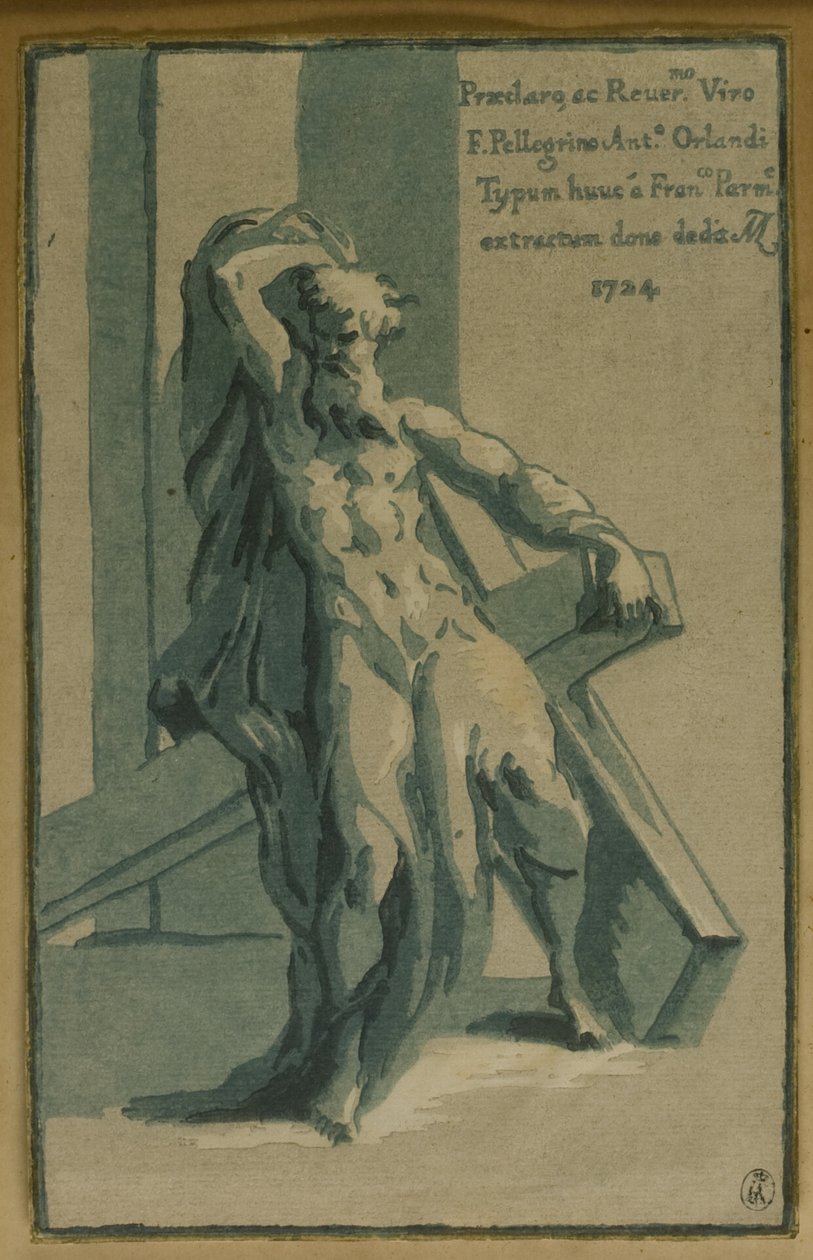 Saint Andrew Seated on His Cross by Conte Antonio Maria Zanetti the Elder