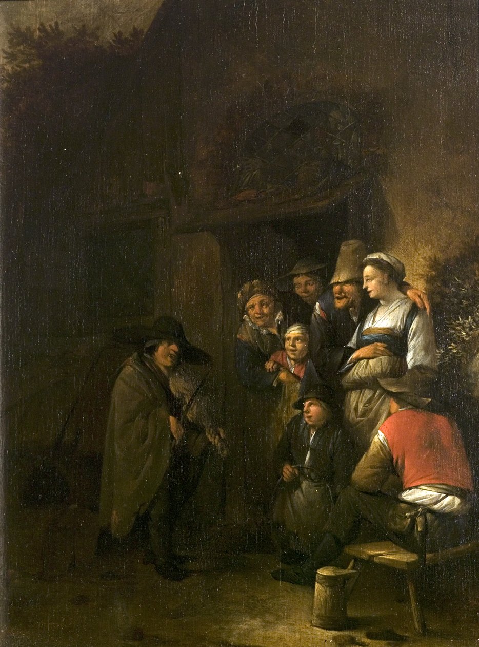 The Dwarf Fiddler, c.1652 by Cornelis Pietersz Bega
