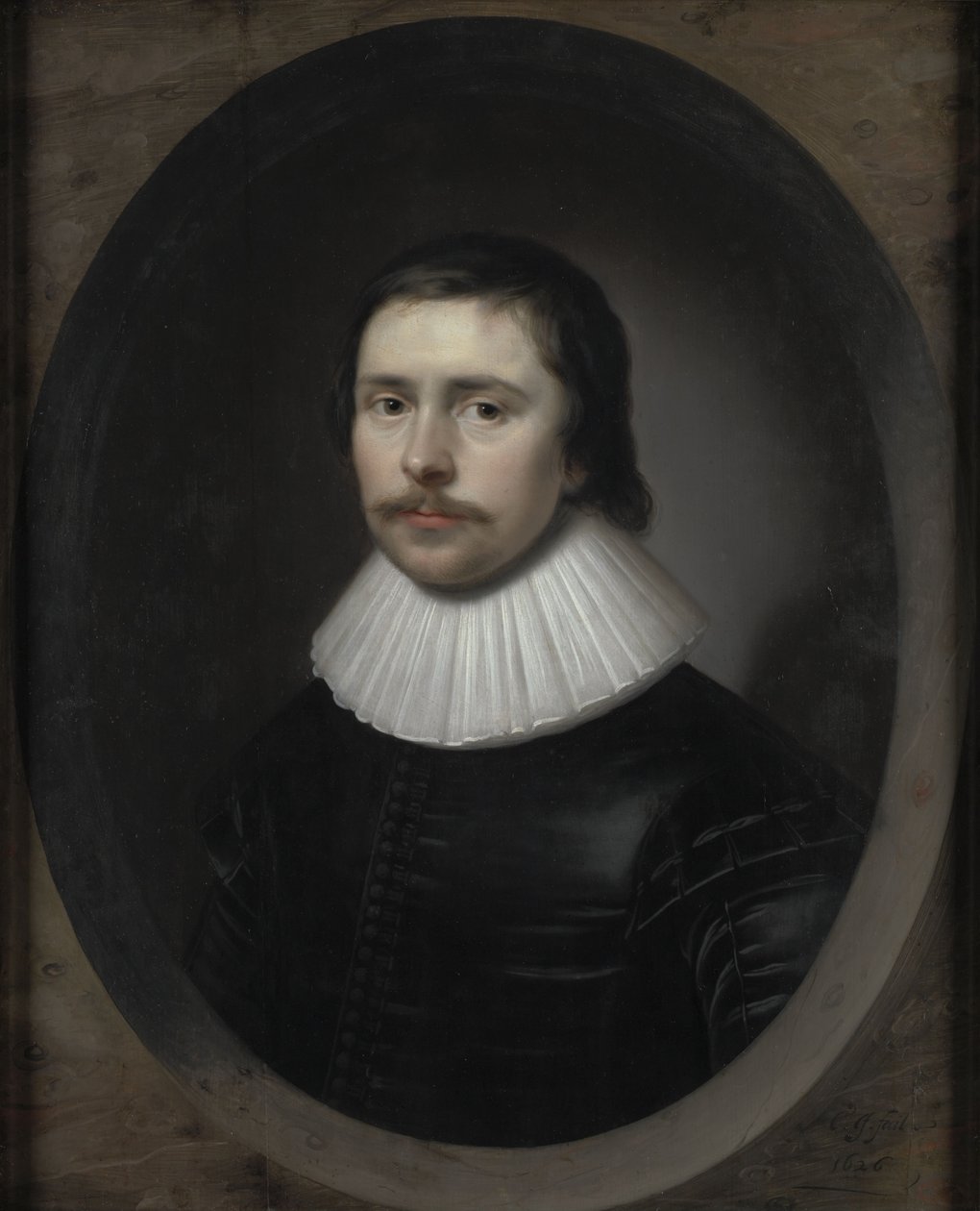 Portrait of Edward Hyde by Cornelis Janssens van Ceulen