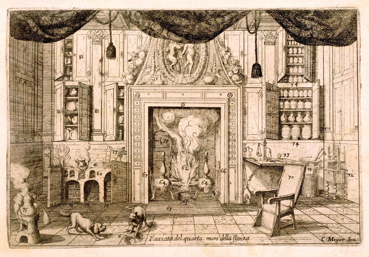 Interior, Drawing room from Cornelio Meyer 