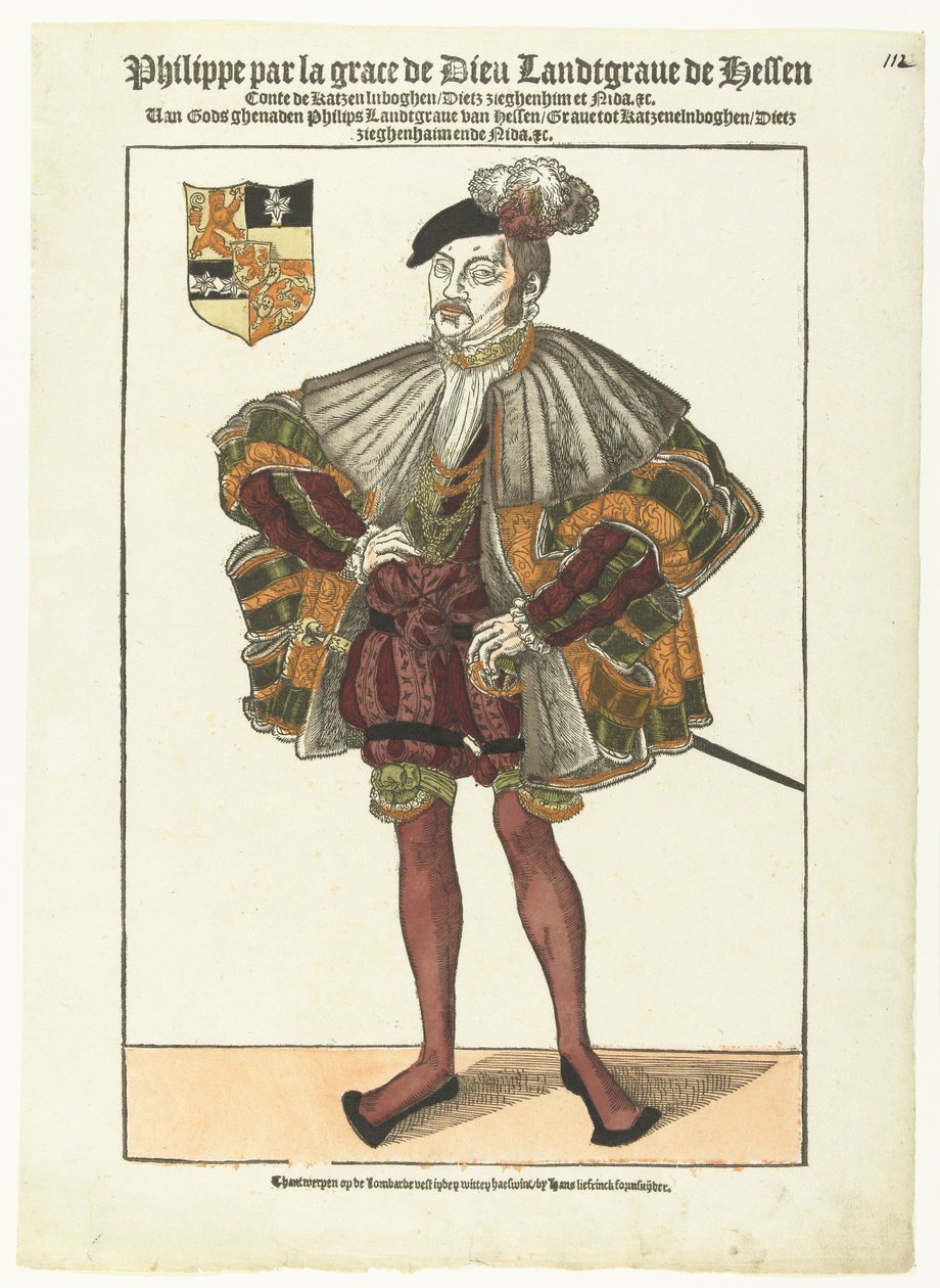 Portrait of Philip of Hesse by Cornelis Anthonisz. (manner of)