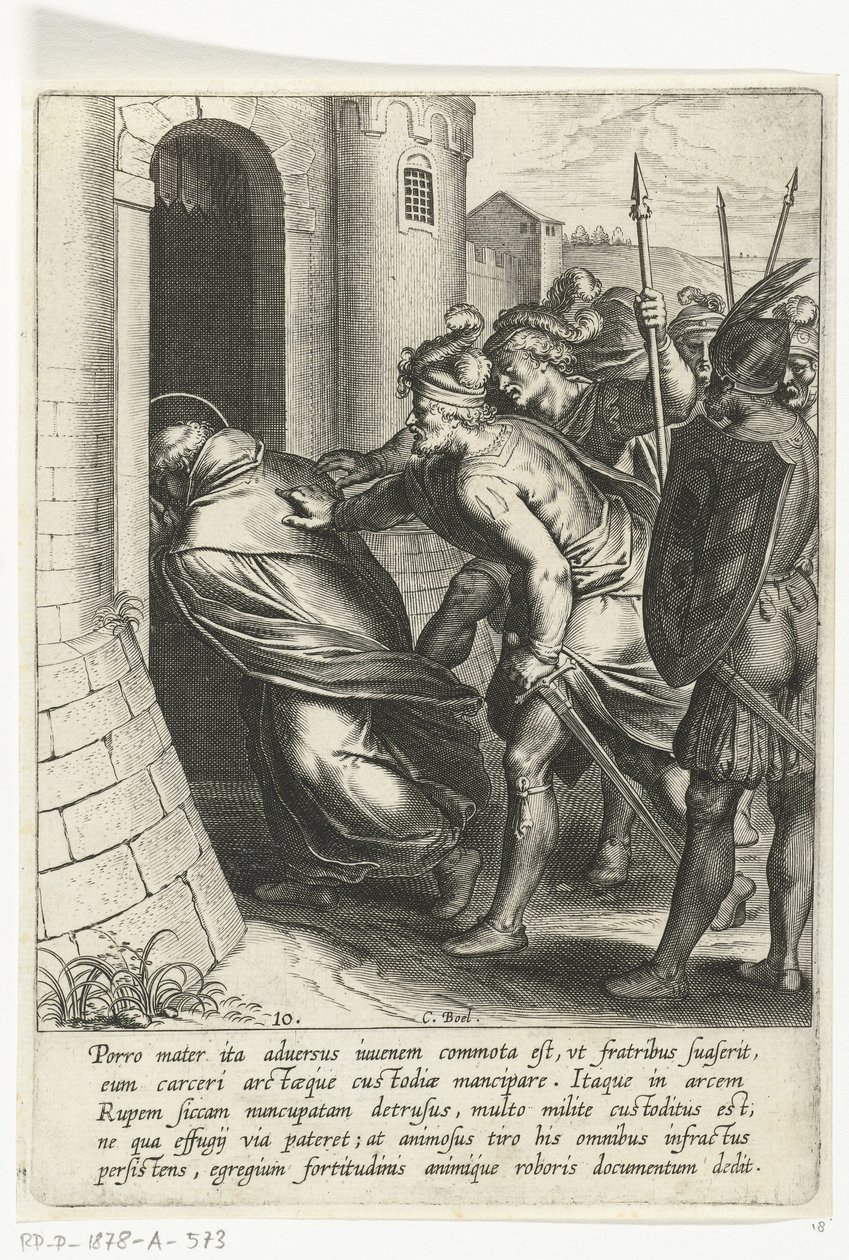 Thomas Passes through the Prison Gate by Cornelis Boel