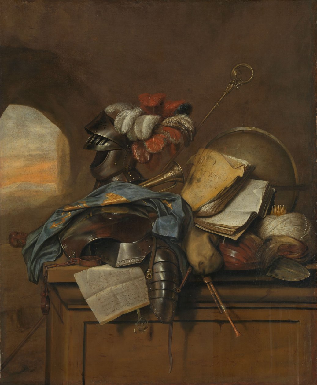 Vanitas Still Life by Cornelis Brise