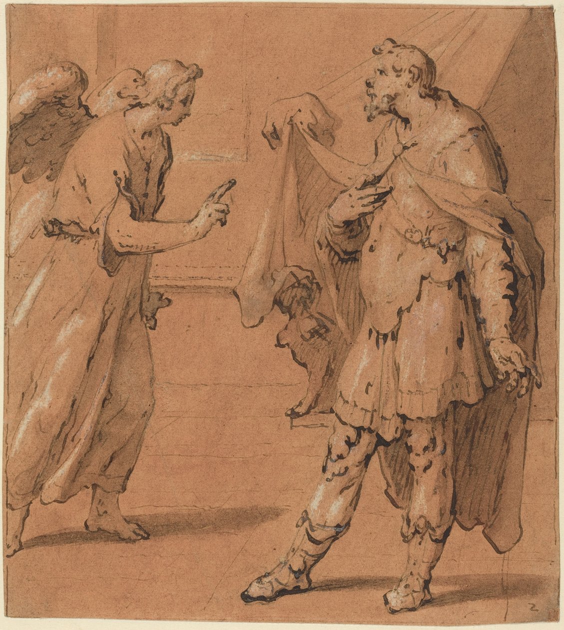 The Angel Appearing to the Centurion Cornelius by Cornelis Cornelisz. van Haarlem