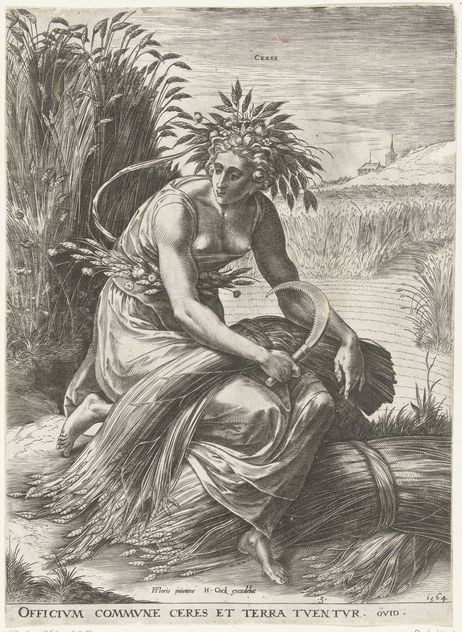 Ceres (series title) by Cornelis Cort