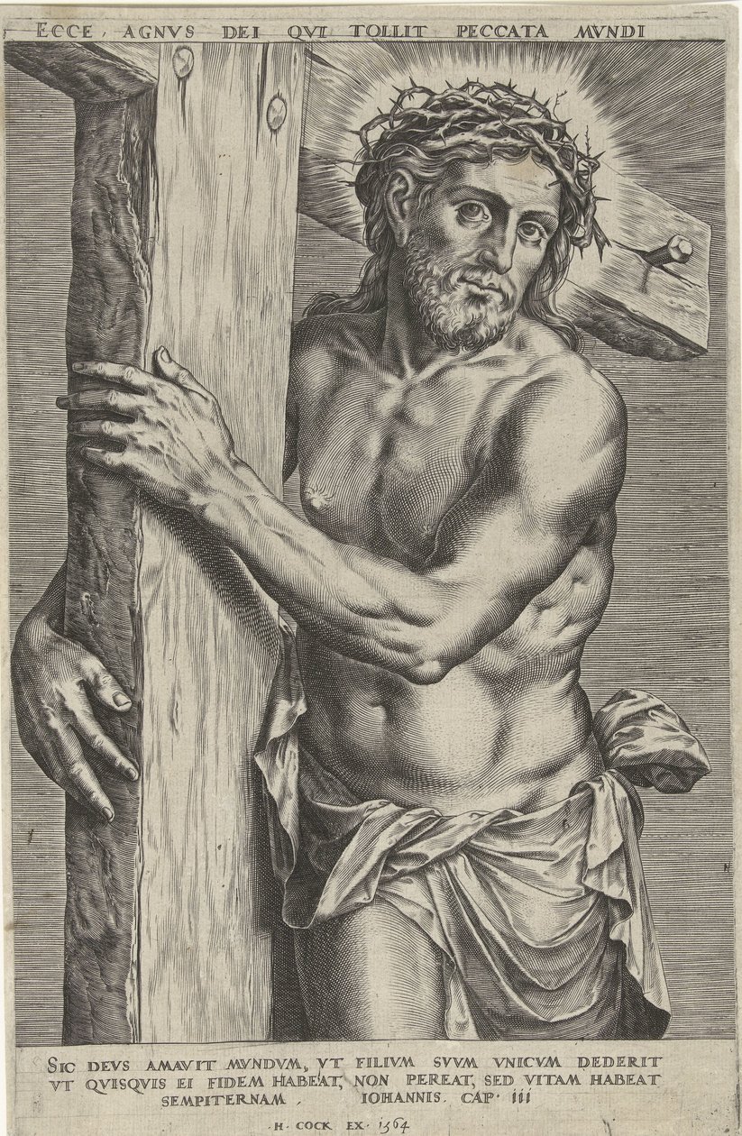 Christ as the Man of Sorrows by Cornelis Cort