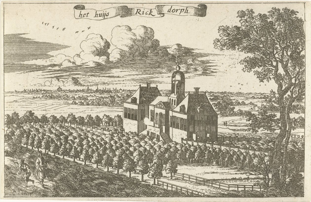 Country House at Rijksdorp by Cornelis Elandts