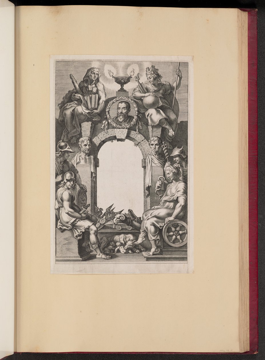 Title Page for Justus Lipsius, Opera Omnia, I by Cornelis Galle I after Sir Peter Paul Rubens