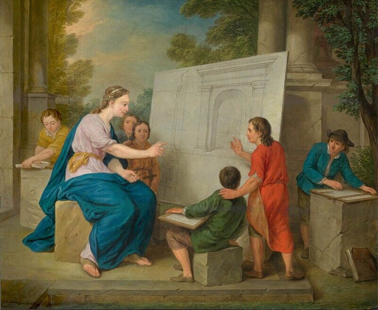 The teaching of perspective by Cornelis Joseph d