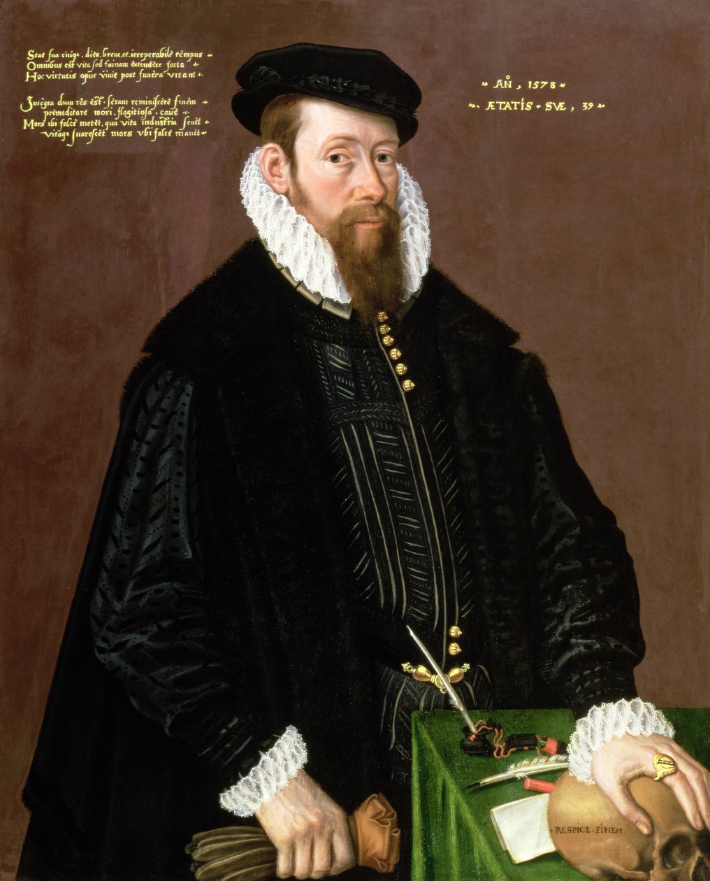 Portrait of Thomas Pead by Cornelis Ketel: Fine art print