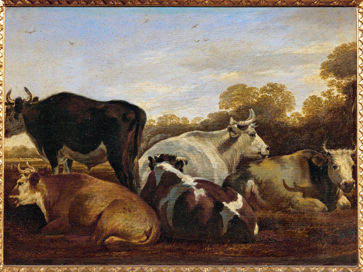 Cows by Cornelis Saftleven