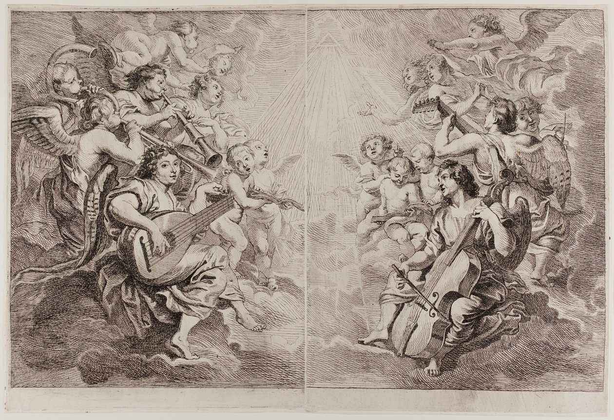 Angels Making Music by Cornelis Schut I