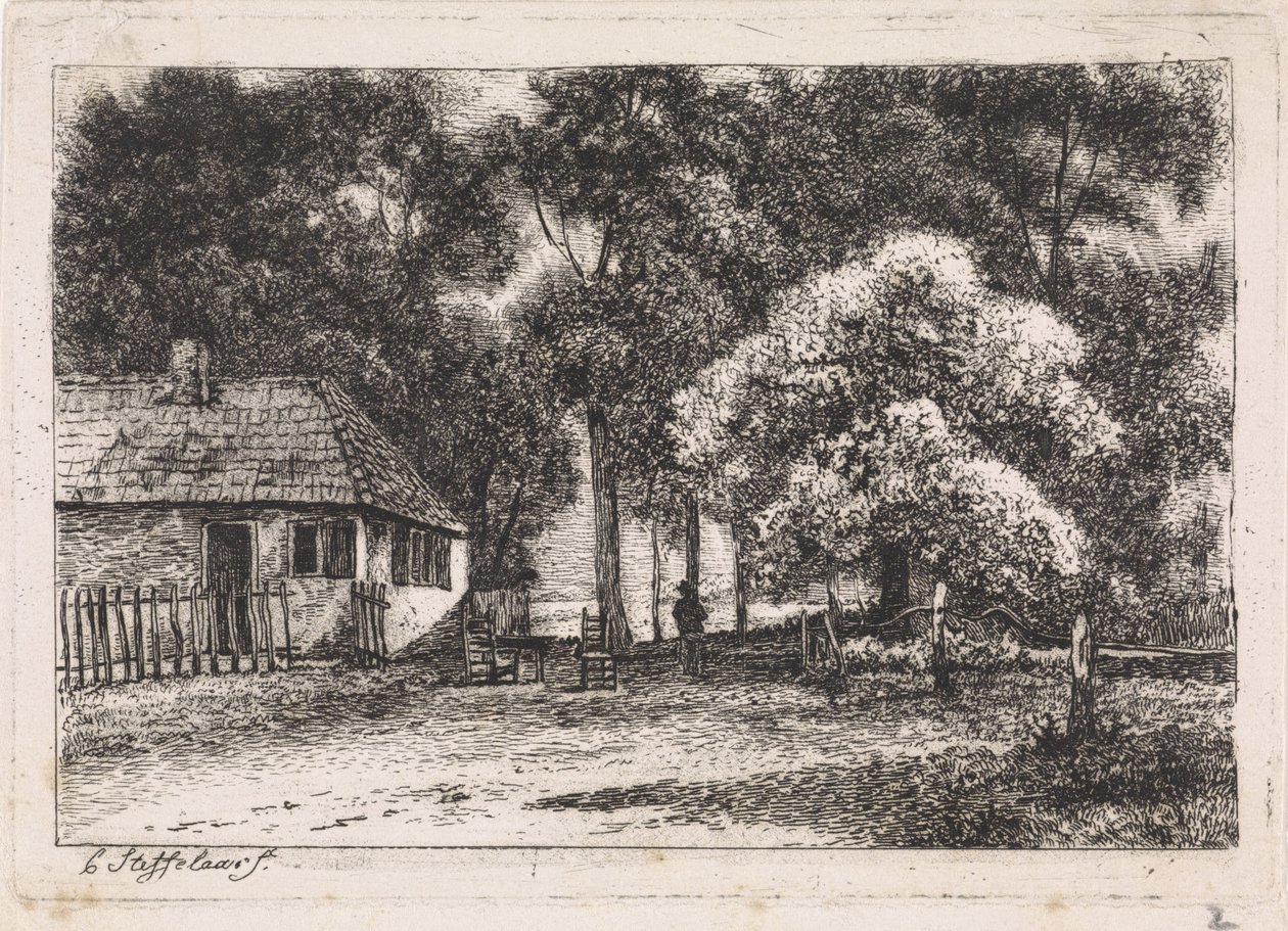 House Among Trees by Cornelis Steffelaar