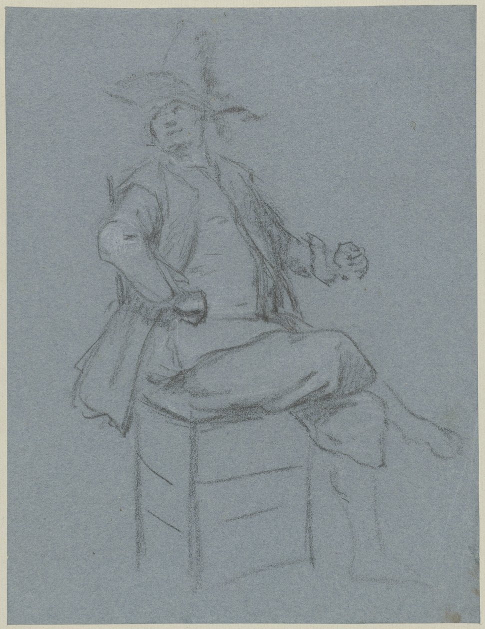 Seated Quaker, Three-Quarter to the Left with Turned Head by Cornelis Troost