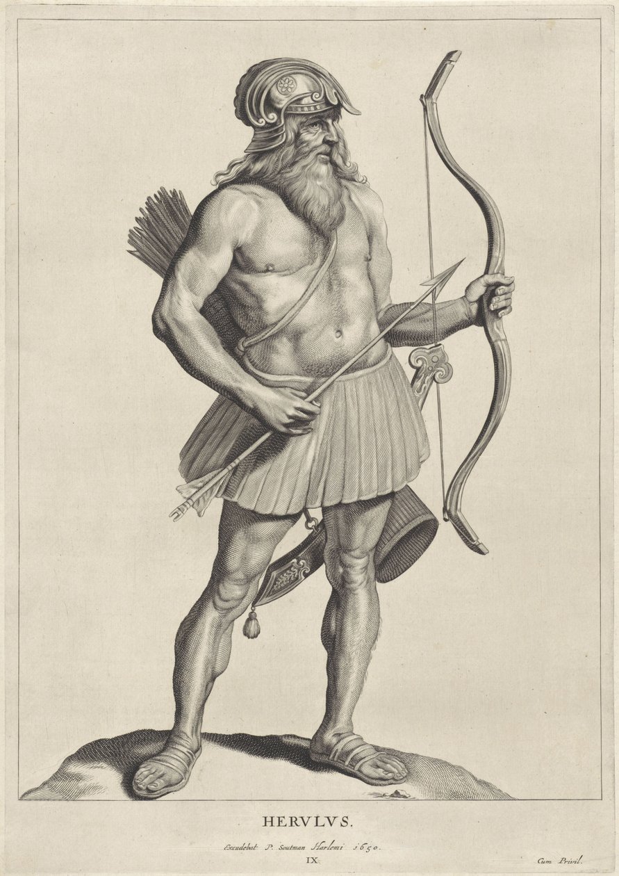 Heruli (Ancient Peoples Living Here) by Cornelis Visscher (II)