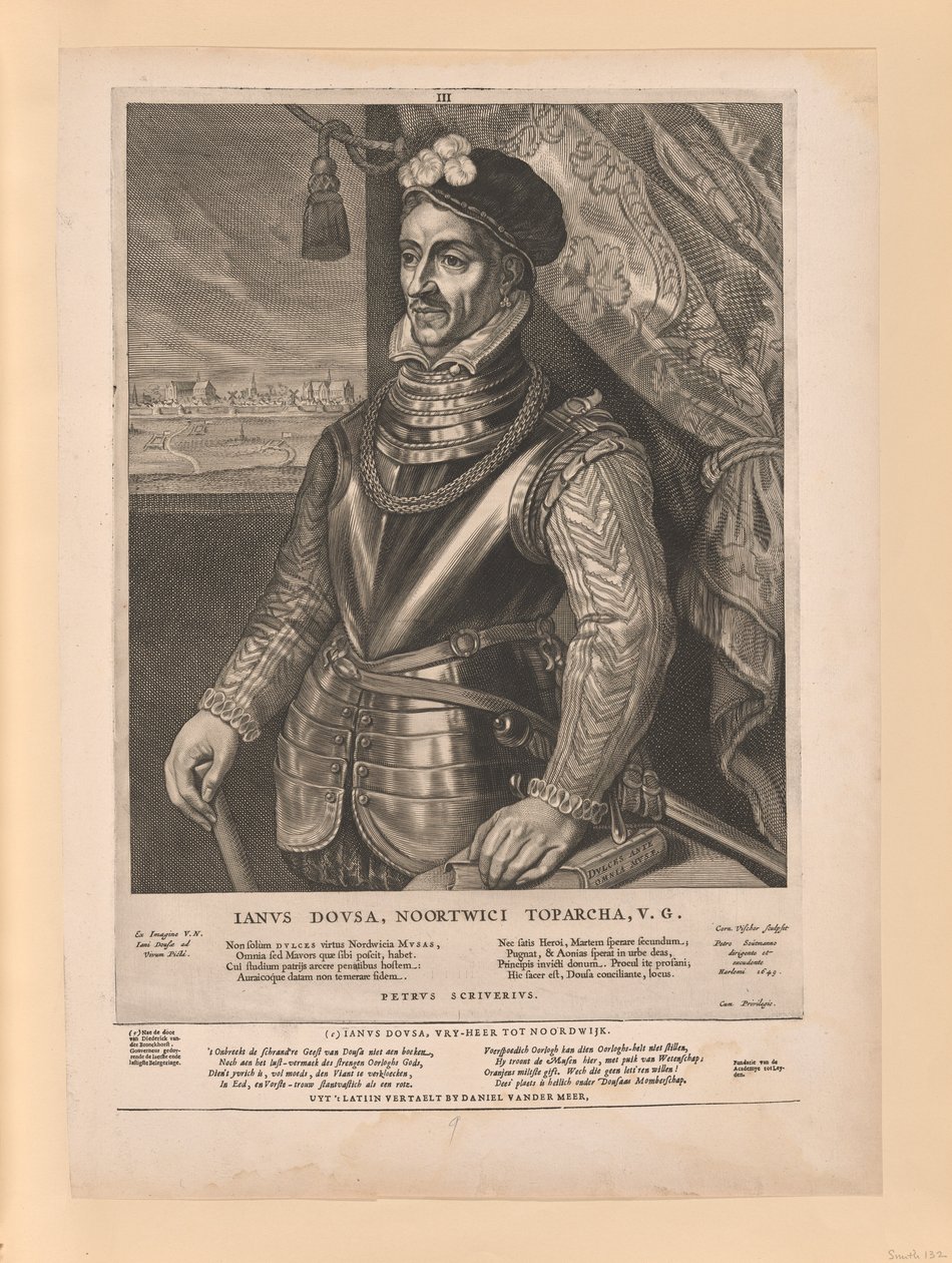 Jan van der Does, from Quatuor Personae by Cornelis Visscher
