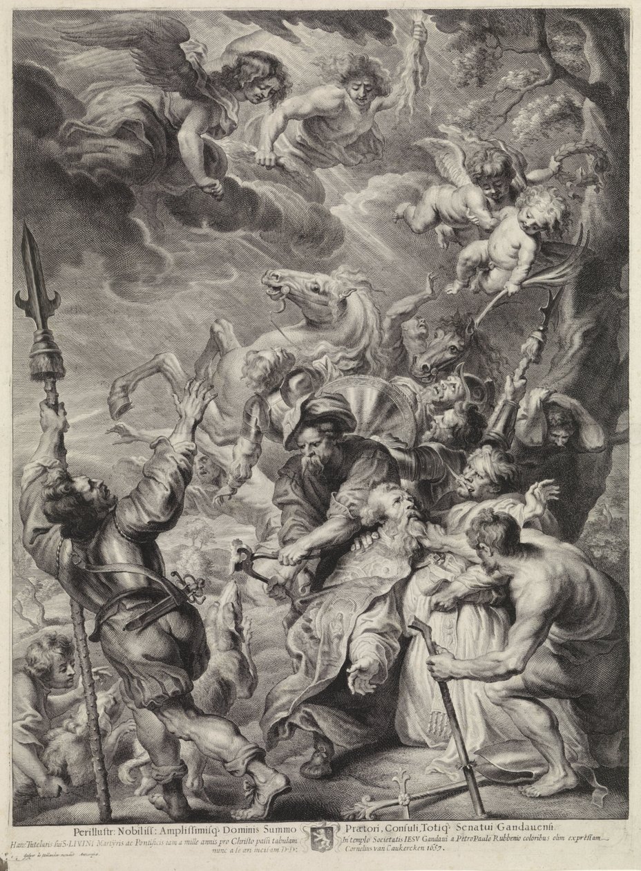 The Martyrdom of Saint Livinus by Cornelis van Caukercken