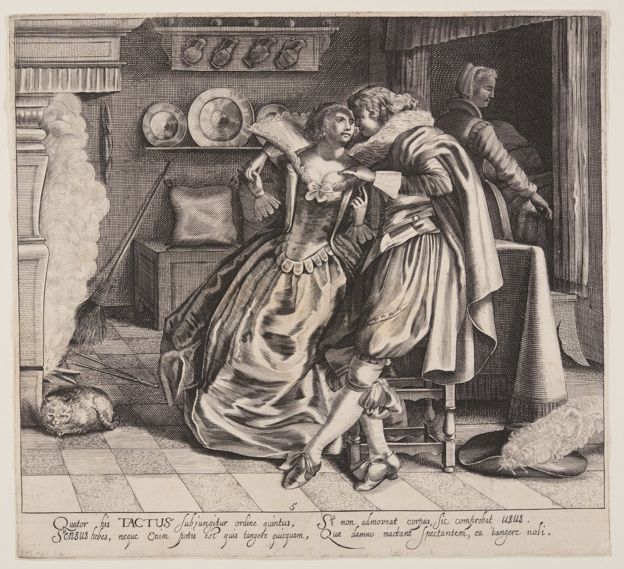 Tactus (Touch), from The Five Senses by Cornelis van Kittensteyn