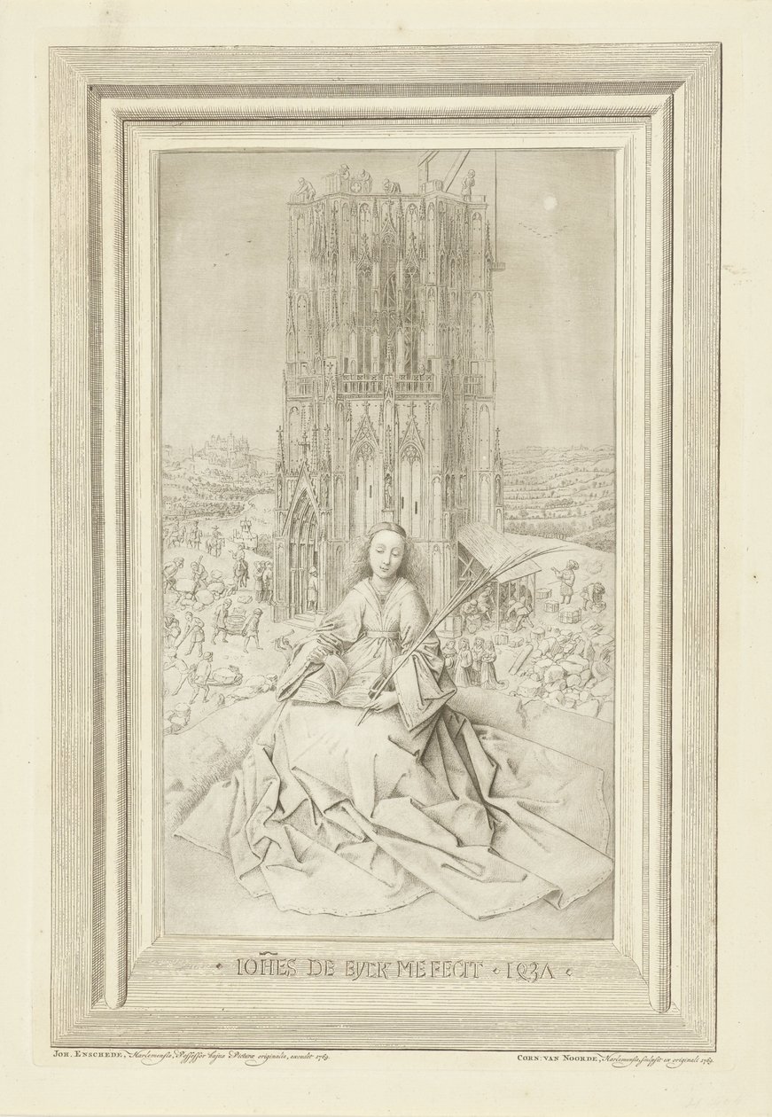 Saint Barbara by Cornelis van Noorde