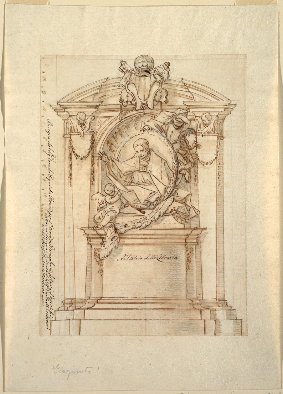 Design for a Monument, ca. 1750 by Corrado Giaquinto