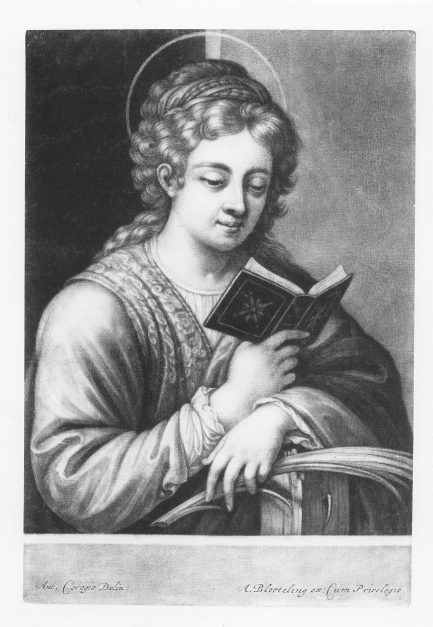 St. Catherine, engraved by Abraham Blooteling