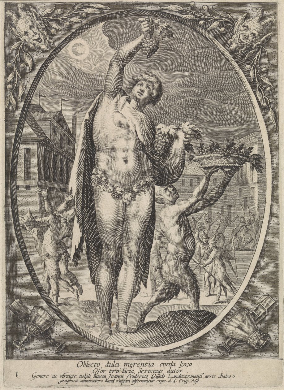 Bacchus by Crispijn van de Passe (I)