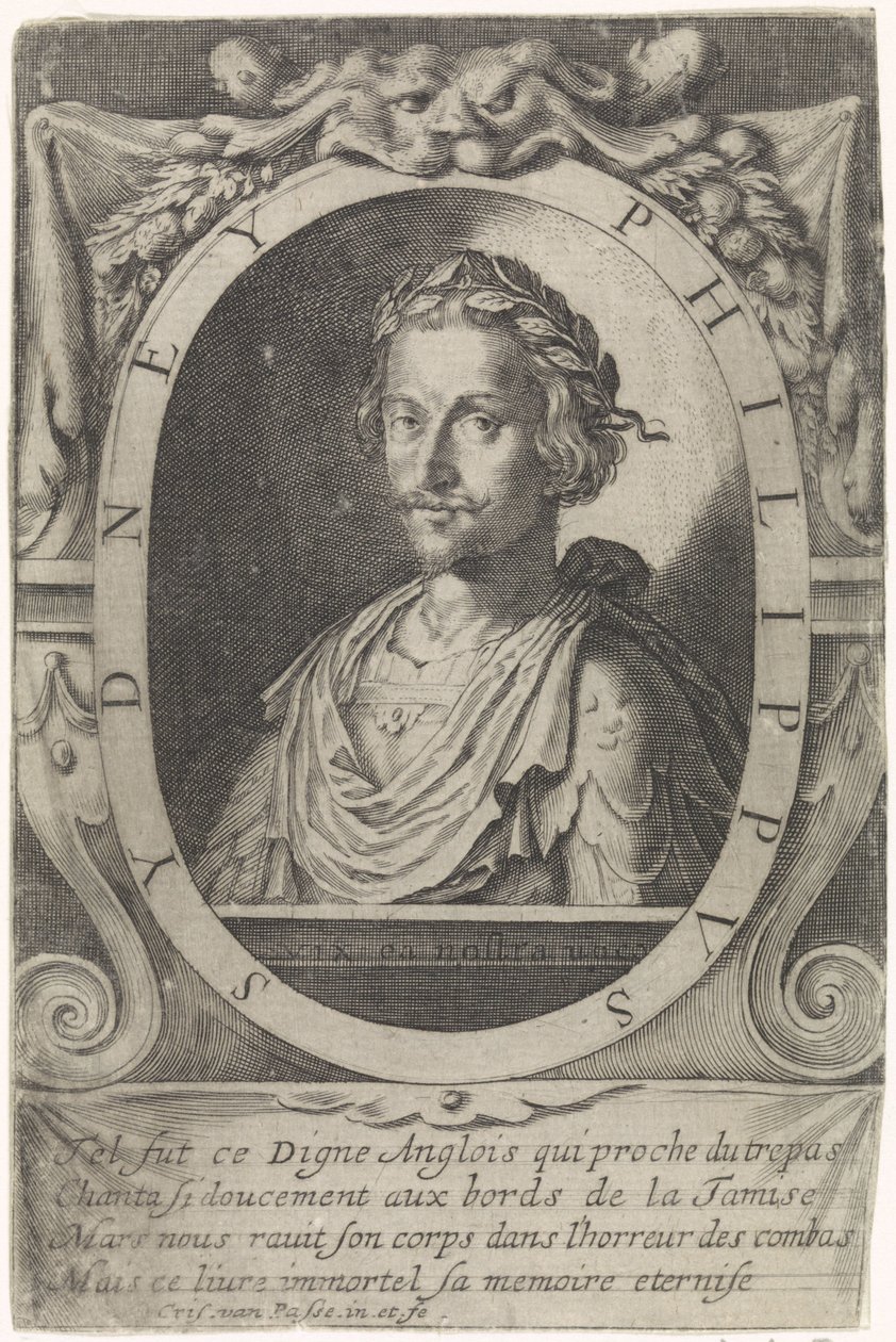 Portrait of Philip Sydney by Crispijn van de Passe (I)