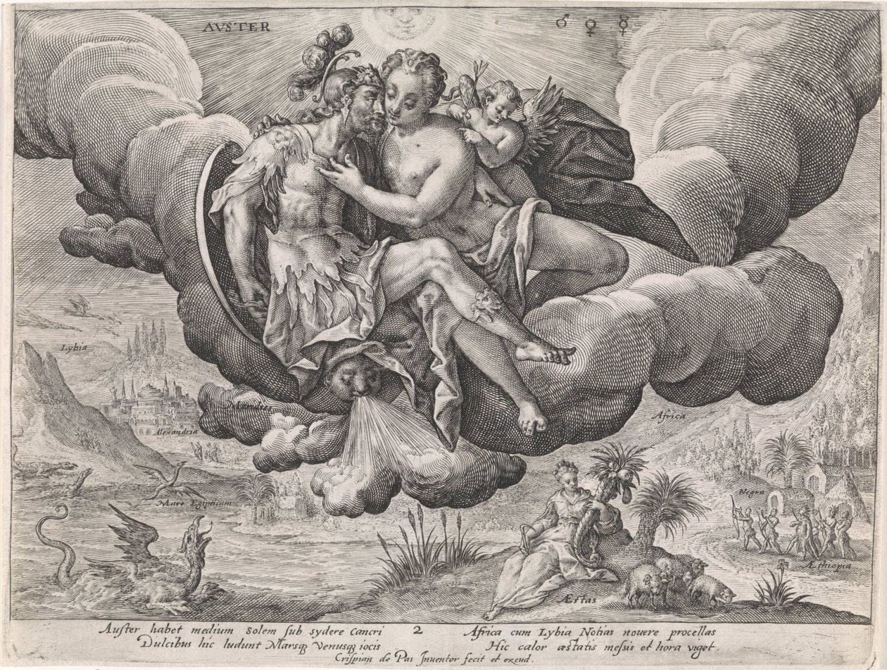 South Wind by Crispijn van de Passe (I)
