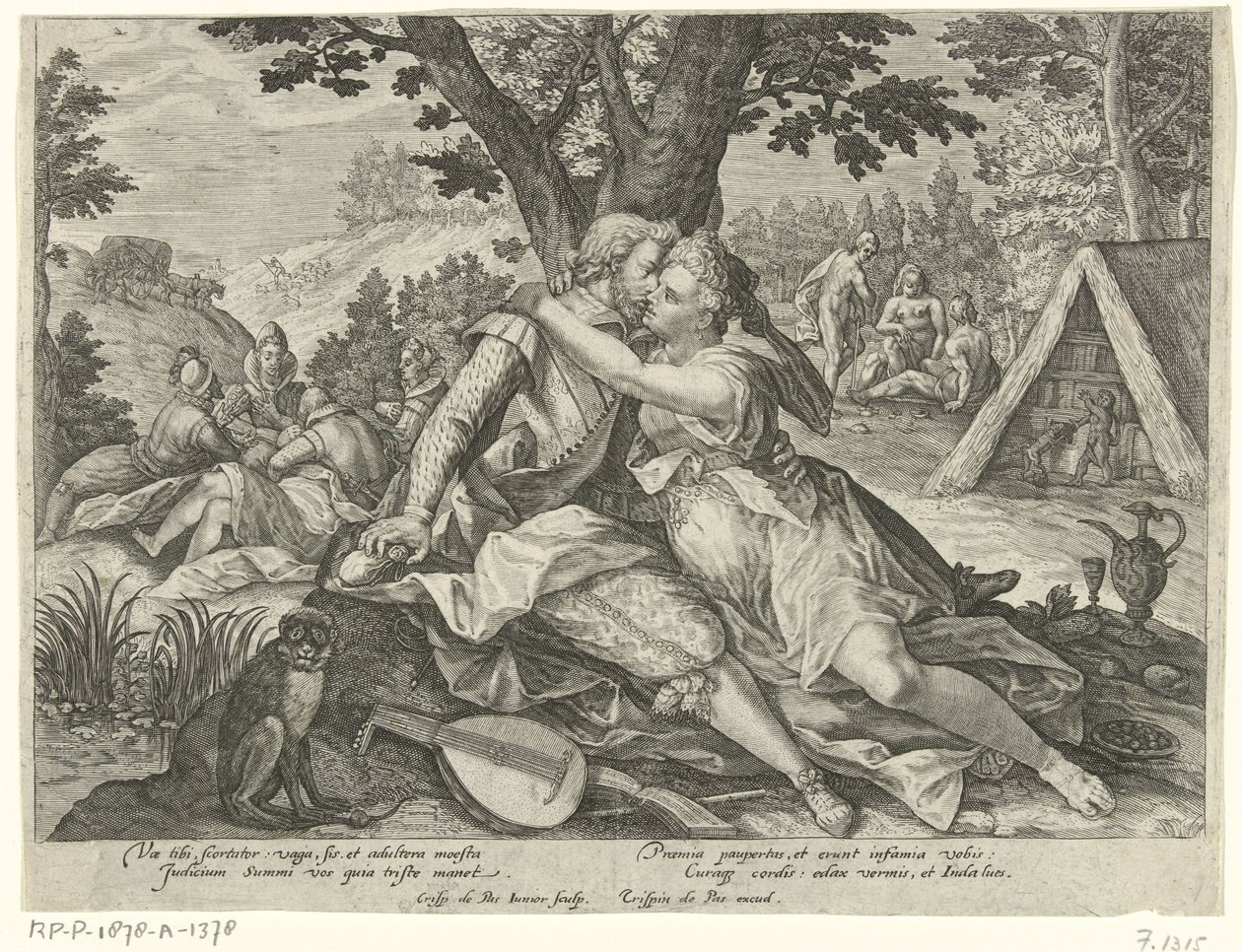 Warning Against Adultery by Crispijn van de Passe (II)