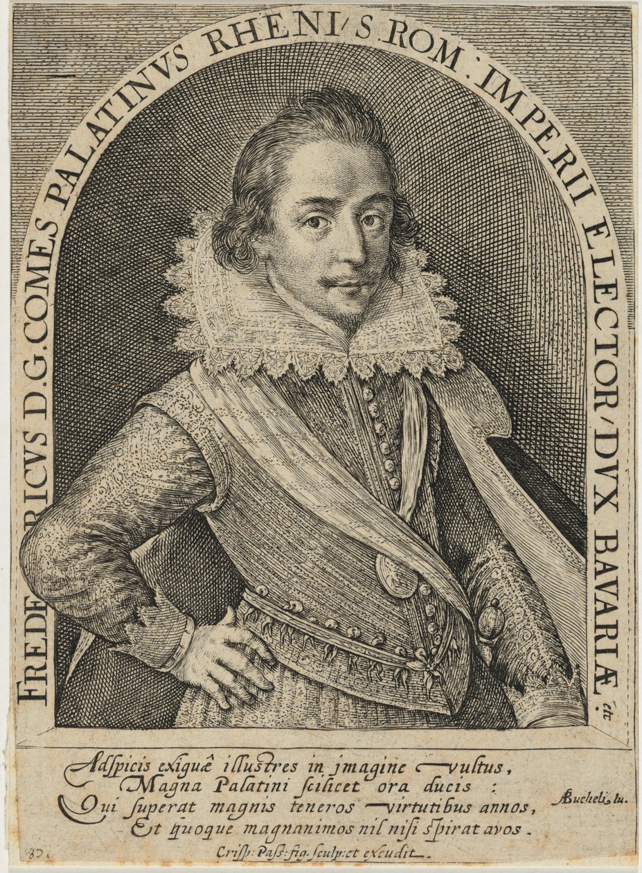 Frederick V, Elector Palatine, Later King of Bohemia by Crispijn van de Passe I