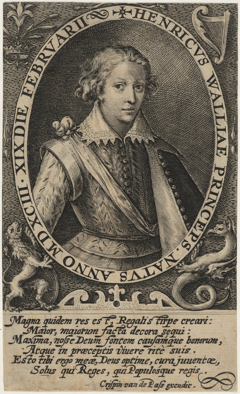 Henry Frederick, Prince of Wales by Crispijn van de Passe I