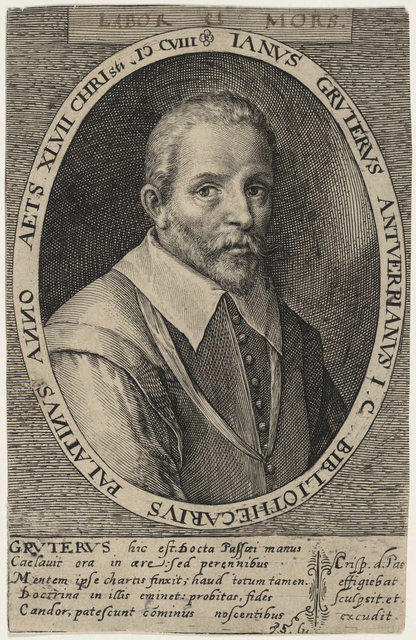 Jan Gruter by Crispijn van de Passe I