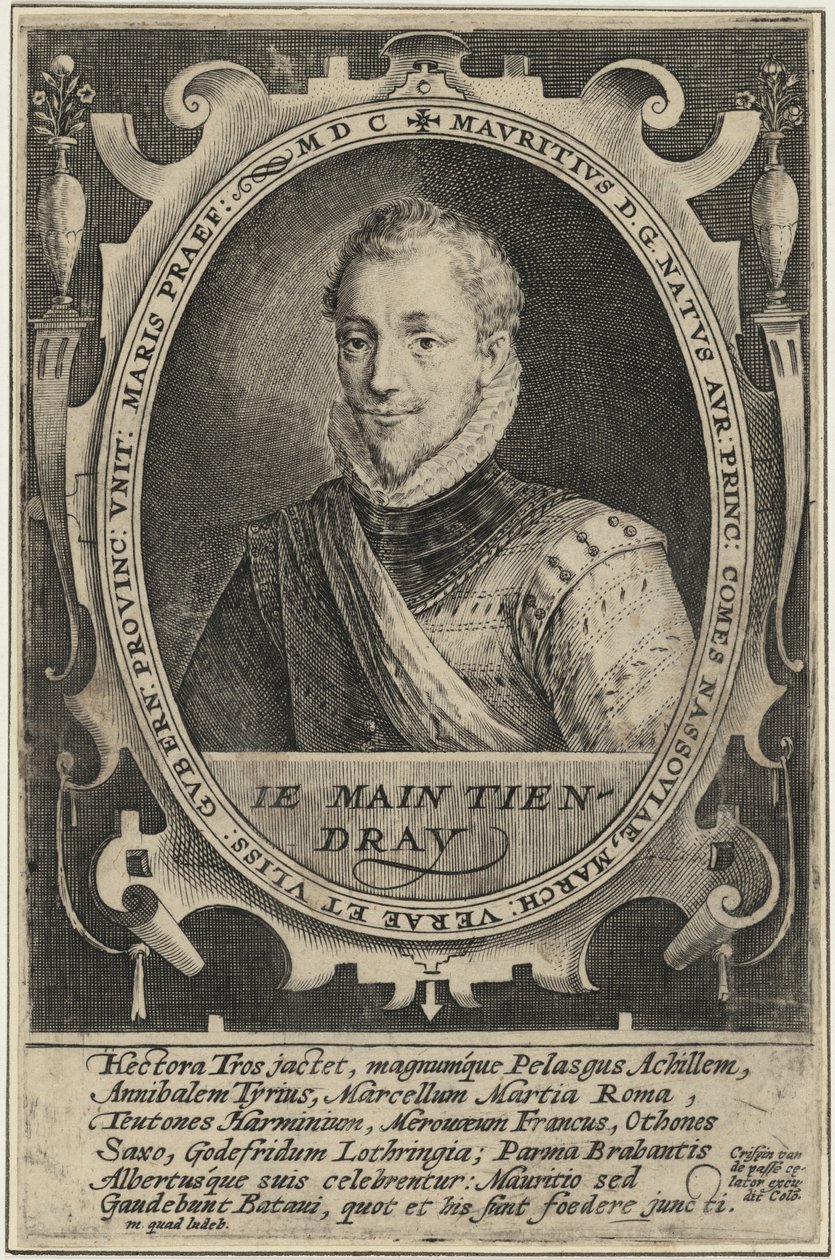 Maurice of Nassau, Prince of Orange by Crispijn van de Passe I