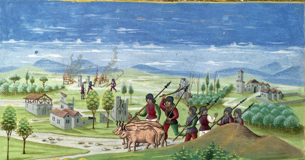 Looting During the War (detail) by Cristoforo De Predis