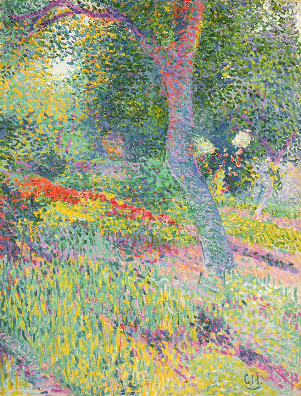 In the Garden of Pretzfeld Castle, c.1903 by Curt Herrmann