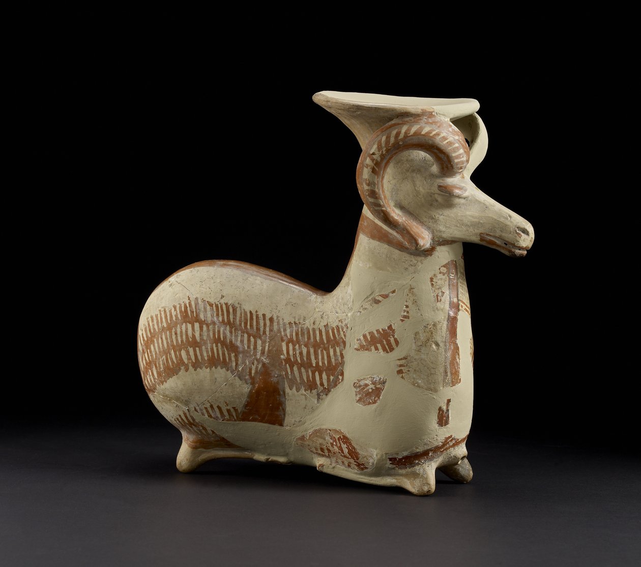 Couchant Ram Vase by Cypriot: Buy fine art print