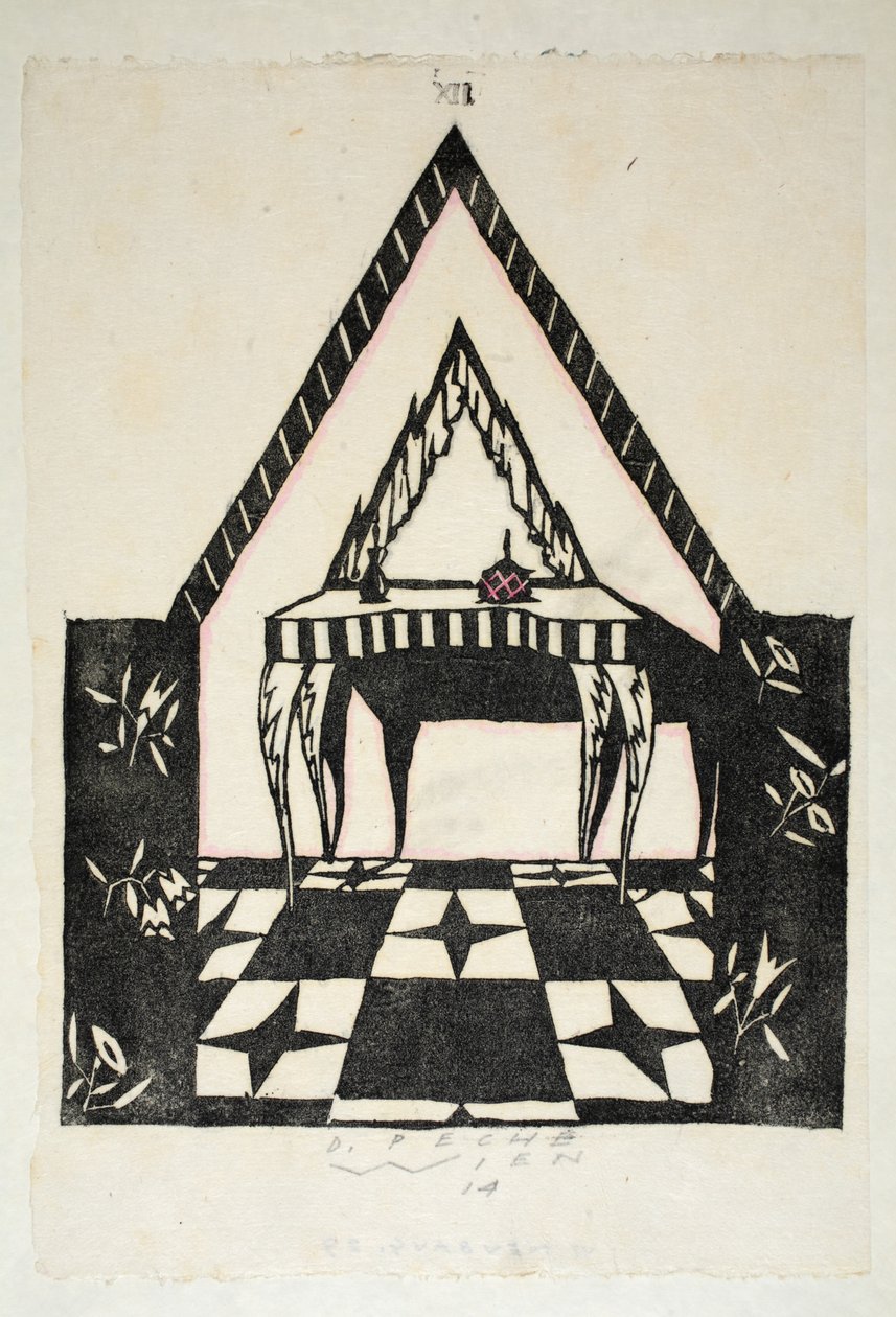 Design for a dressing table, Plate 12, Book 3, illustration from 