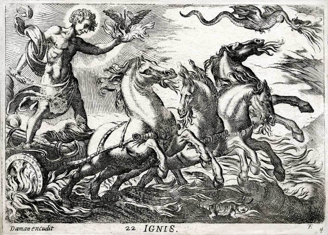 Fire: Allegory of Fire by Daman