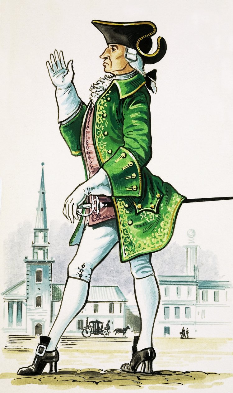 Gentleman of About 1750 by Dan Escott