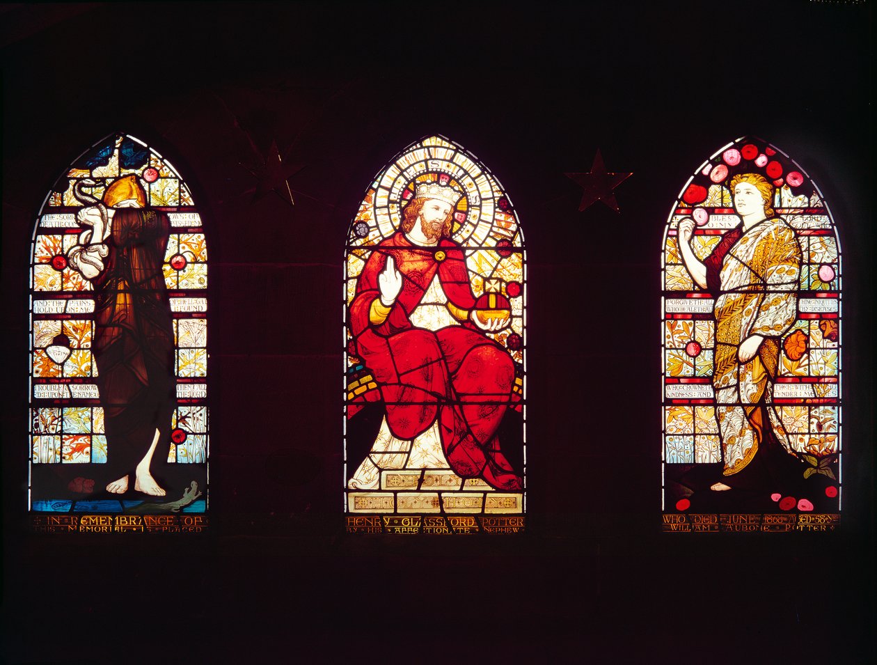 Psalm 116, Christ in Glory, Psalm 103, St Nicholas Church, Cramlington by Daniel Cottier