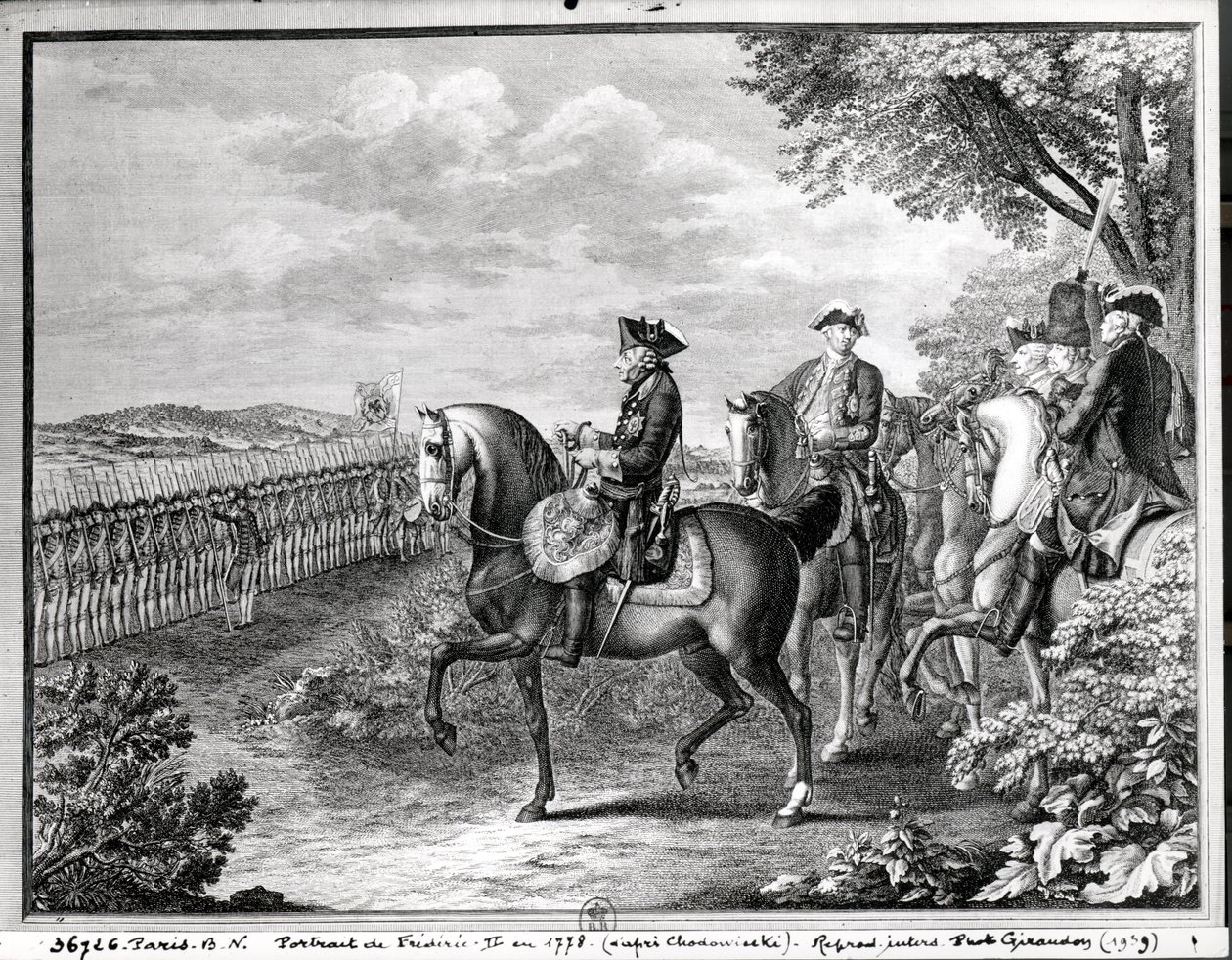 King Frederick II of Prussia Reviewing the Troops in 1778