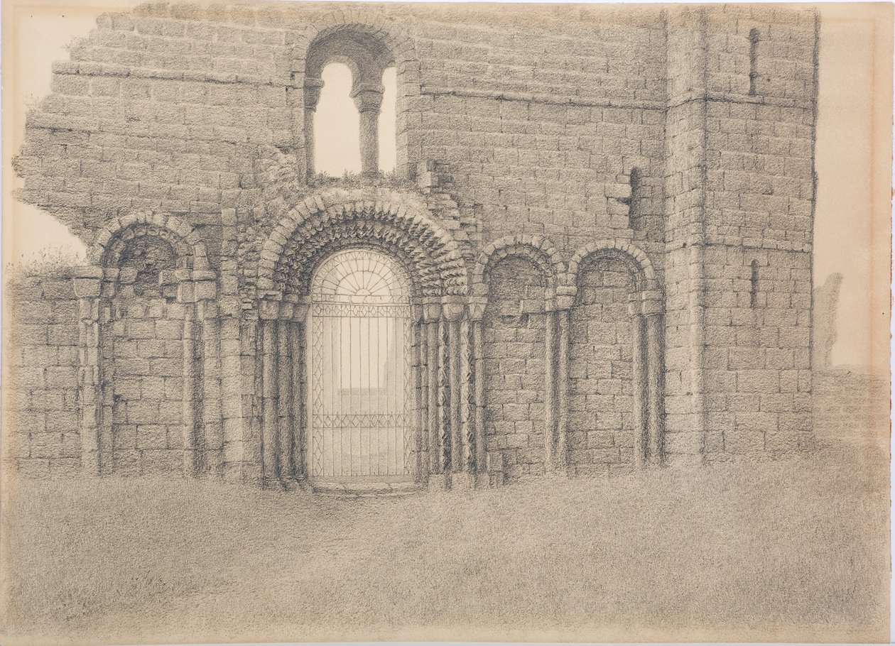 Lindisfarne Priory, West Front by Daniel Oliver